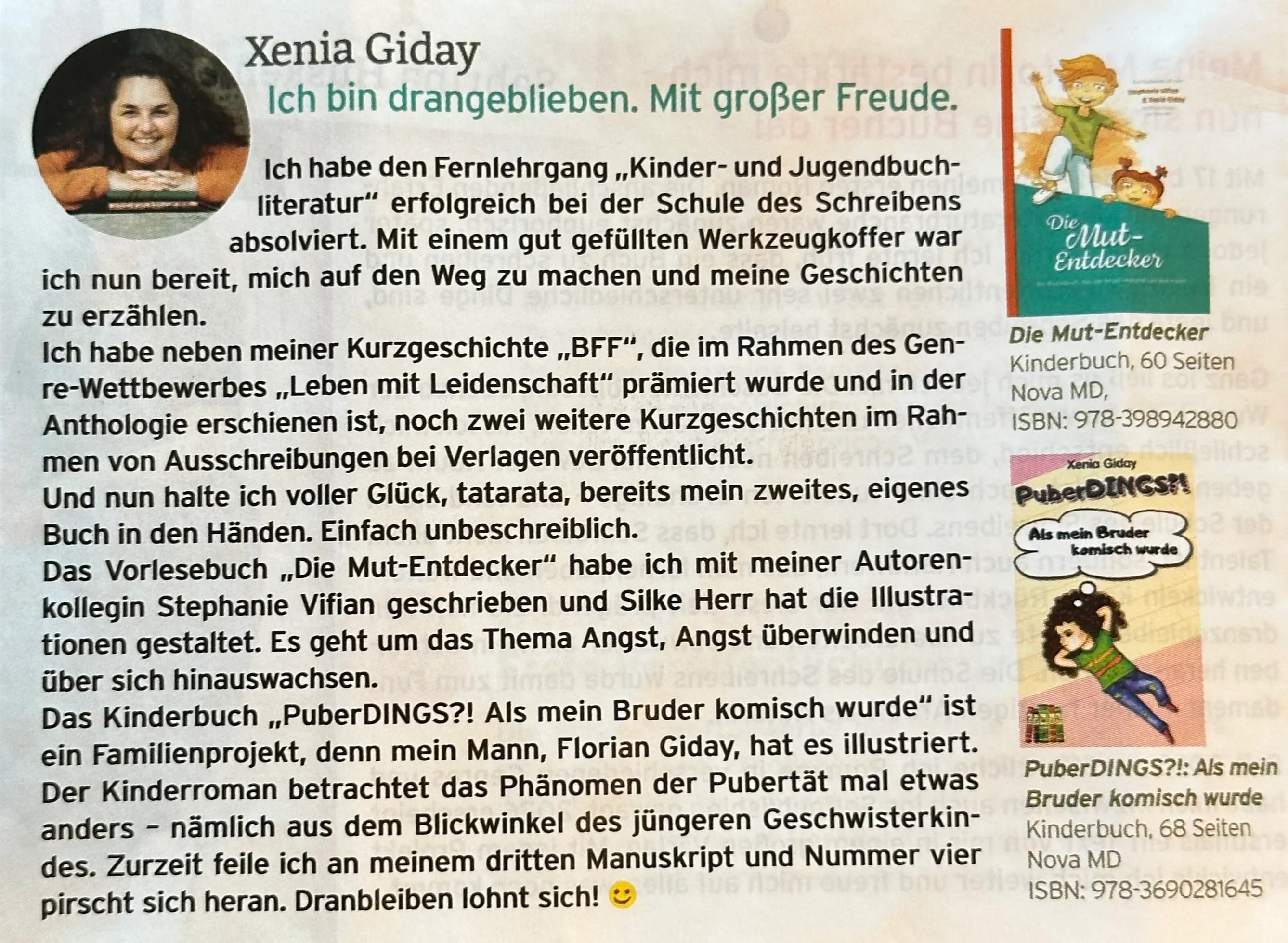 Werbeflyer Schule des Schreibens
